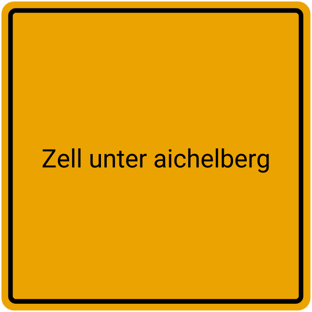 Meldebestätigung Zell unter Aichelberg